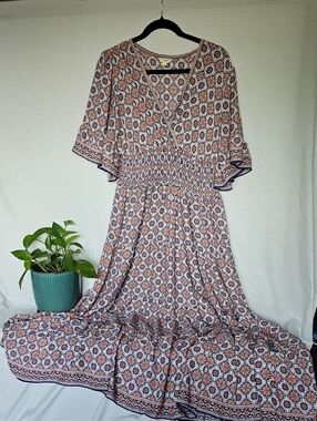 max studio crochet lace maxi dress Max Studio Specialty Products Womens XS Beige Galloon Lace Crochet Dress  Long